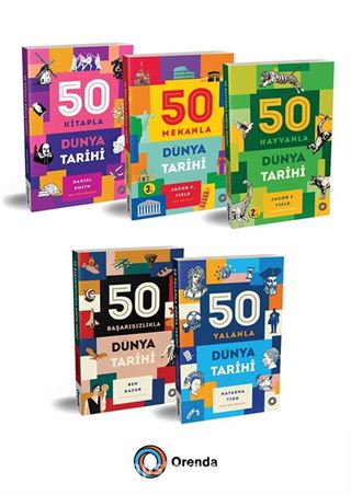 50 Dünya Tarihi Seti (5 Kitap)