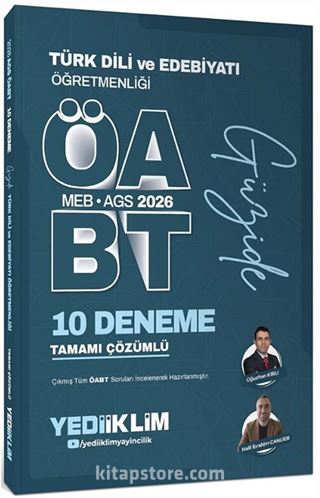 2026 ÖABT Güzide Türk Dili ve Edebiyatı Öğretmenliği Tamamı Çözümlü 10 Deneme