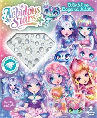 Nebulous Stars - Mücevher Koleksiyonu Etkinlik ve Boyama Kitabı