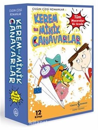 Kerem İle Minik Canavarlar Seti (12 Kitap)