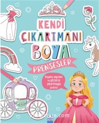 Kendi Çıkartmanı Boya / Prensesler