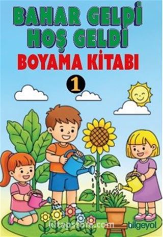 Bahar Geldi Hoşgeldi Boyama Kitabı-1