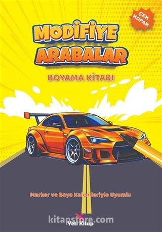 Modifiye Arabalar Boyama Kitabı