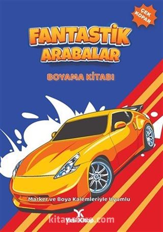 Fantastik Arabalar Boyama Kitabı