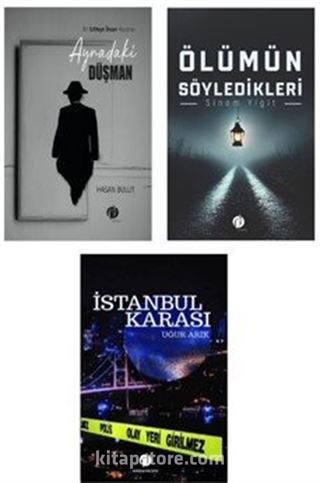 Aynadaki Düşman - Ölümün Söyledikleri İstanbul Karası (Polisiye Gerilim Seti 3 Kitap Takım)