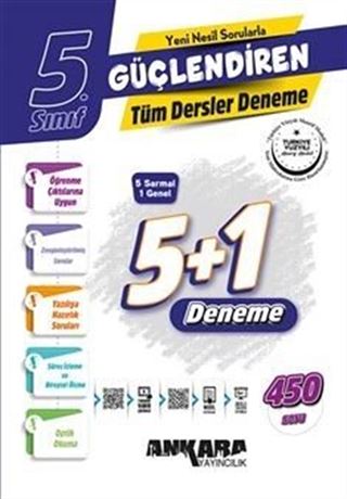 5. Sınıf Güçlendiren Tüm Dersler Denemeler (5+1 Denemeler)