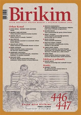 Birikim Dergisi Sayı:446-447 Haziran-Temmuz 2026