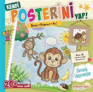 Kendi Posterini Yap! / Boya Kopart As! Sevimli Hayvanlar