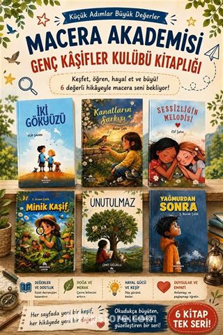 Macera Akademisi Genç Kaşifler Kulübü Kitaplığı (6 Kitap)
