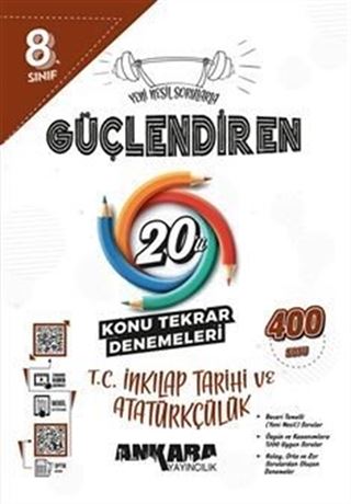 8.⁠ ⁠Sınıf Güçlendiren T.C. İnkılap Tarihi ve Atatürkçülük 20'li Konu Tekrar Denemesi (Video Çözümlü)