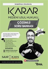 Karar Medeni Usul Hukuku Soru Bankası