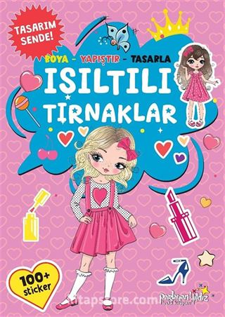 Işıltılı Tırnaklar / Boya-Yapıştır-Tasarla