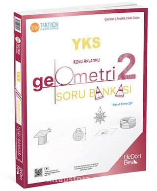 TYT-AYT Geometri Soru Bankası 2. Kitap (Video Çözümlü, ÖSYM Tarzında Hazırlanmış)