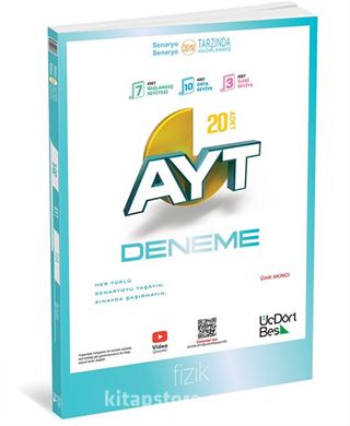 AYT 10'lu Fizik Deneme (Video Çözümlü, ÖSYM Tarzında Hazırlanmış)