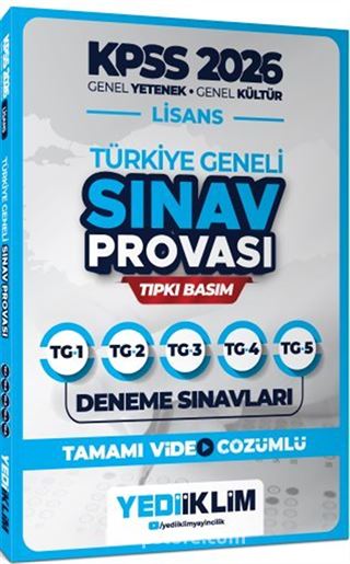 2026 KPSS Lisans Genel Yetenek Genel Kültür Türkiye Geneli Video Çözümlü Denemeler