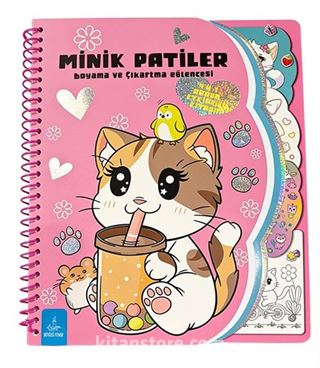 Minik Patiler Boyama ve Çıkartma Eğlencesi (Spiralli)