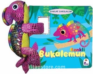 Şaklat Sarılalım Renkli Bukalemun (Oyuncaklı Kitap)