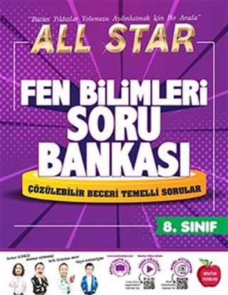 8. Sınıf All Star Fen Bilimleri Soru Bankası (Video Çözümlü)