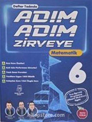 Adım Adım Zirveye 6. Sınıf Matematik (Defter Tadında, Video Çözümlü)