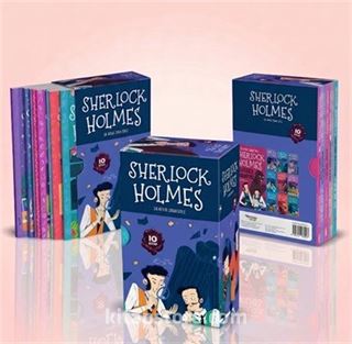 Sherlock Holmes / Mor Kutulu 10 Kitaplık Set