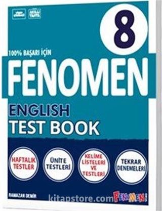 Fenomen 8.Sınıf English Test Book (Video Çözümlü)