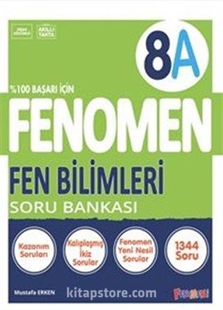 Fenomen 8.Sınıf Fen Bilimleri Soru Bankası (A) (Video Çözümlü)