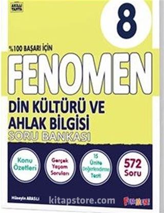 Fenomen 8.Sınıf Din Kültürü ve Ahlak Bilgisi Soru Bankası (Video Çözümlü)