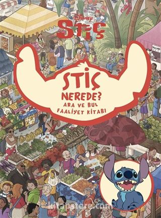 Disney Stiç - Stiç Nerede - Ara ve Bul Faaliyet Kitabı