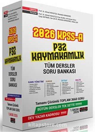KPSS A P32 Kaymakamlık Tüm Dersler Konu Anlatımlı Modüler Set