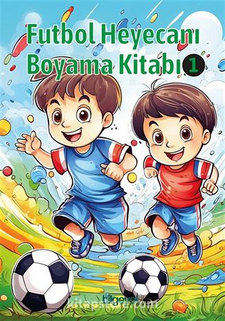 Futbol Heyecanı Boyama Kitabı 1