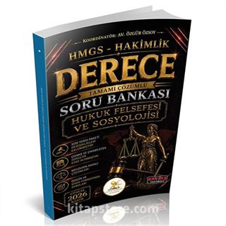 HUKAL HMGS-Hakimlik Derece Hukuk Felsefesi ve Sosyolojisi Soru Bankası