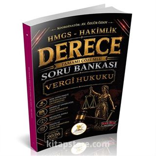 HUKAL HMGS-Hakimlik Derece Vergi Hukuku Soru Bankası