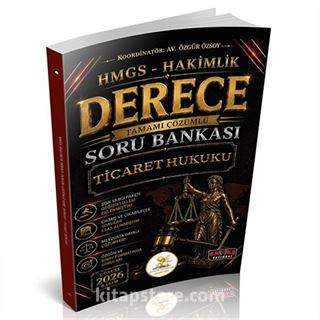 HUKAL HMGS-Hakimlik Derece Ticaret Hukuku Soru Bankası