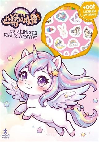 Unicorn Çok Çıkartmalı Boyama Kitabı