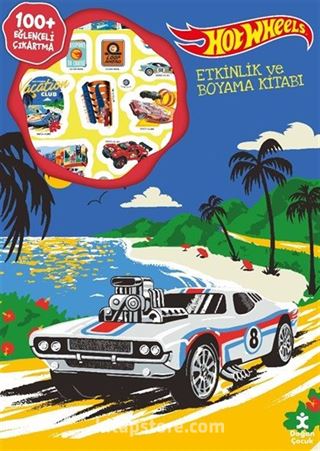 Hot Wheels Çok Çıkartmalı Boyama Kitabı