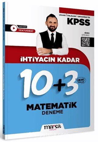 KPSS İhtiyacın Kadar Matematik 10+3 Deneme