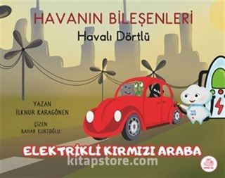 Havalı Dörtlü / Elektrikli Kırmızı Araba