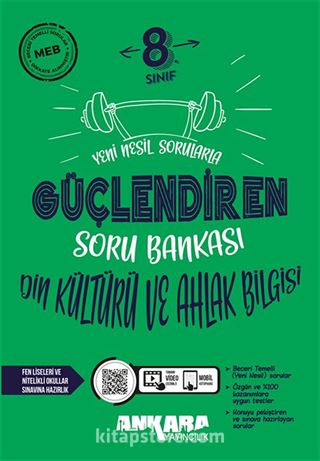 8. Sınıf Din Kültürü ve Ahlak Bilgisi Güçlendiren Soru Bankası (Video Çözümlü)