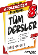 8. Sınıf Güçlendiren Tüm Dersler Soru Bankası (Video Çözümlü)