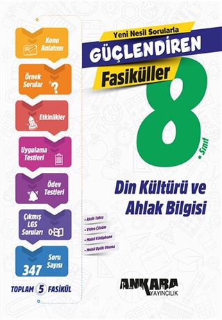 8. Sınıf Güçlendiren Din Kültürü ve Ahlak Bilgisi Fasiküller (Video Çözümlü)