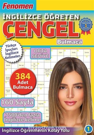 Fenomen İngilizce Öğreten Çengel Bulmaca Orta Seviye 1