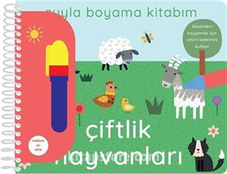 Suyla Boyama Kitabım / Çiftlik Hayvanları