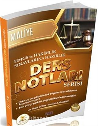 HUKAL HMGS-Hakimlik Maliye Ders Notları