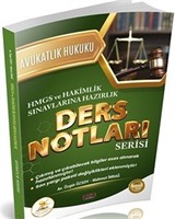 HUKAL HMGS-Hakimlik Avukatlık Hukuku Ders Notları
