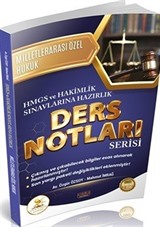 HUKAL HMGS-Hakimlik Milletlerarası Özel Hukuk Ders Notları