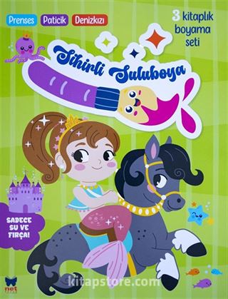 Sihirli Suluboya Seti - Yeşil