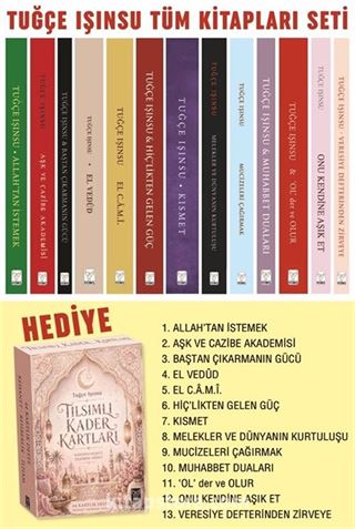 Tuğçe Işınsu Tüm Kitapları Seti (Tılsımlı Kader Kartları Hediyeli)
