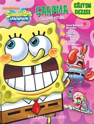 Süngerbob Karepantolon Eğitim Dizisi Çarpma Çalışma Kitabı