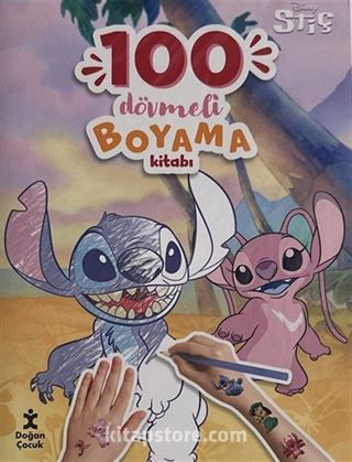 Disney Stitch / 100 dövmeli Boyama Kitabı