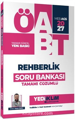 2027 MEB AGS ÖABT Rehberlik Tamamı Çözümlü Soru Bankası